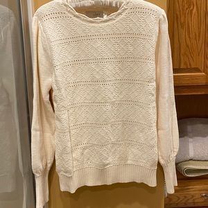 LOFT Cream Sweater